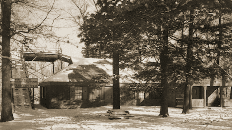 Archival photo of Toboggan Lodge