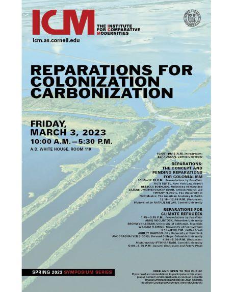 Reparations for Colonization poster