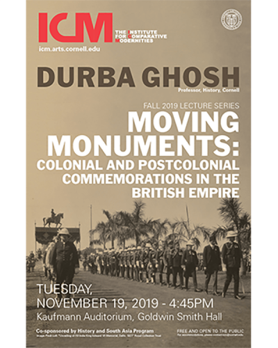 Durba Ghosh poster 2019 Moving Monuments