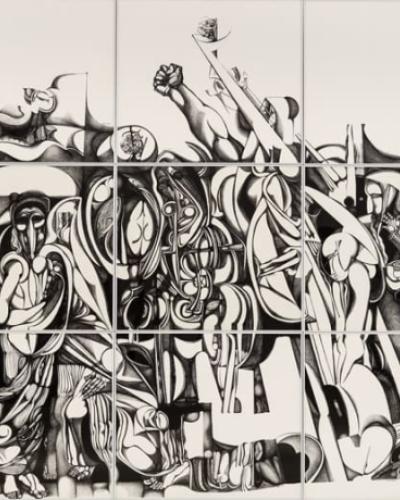 Ibrahim-El-Salahi artwork