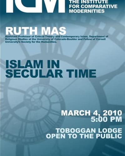 RUTH MAS - &quot;Islam in Secular Time&quot;